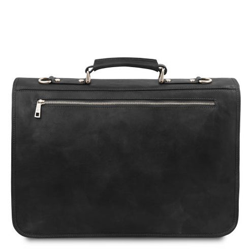Ancona - Leather messenger bag